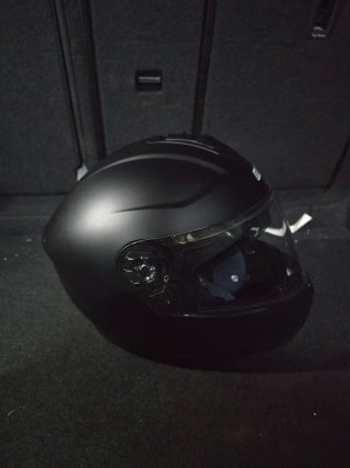 Casco Unik Negro Mate Integral Talla L