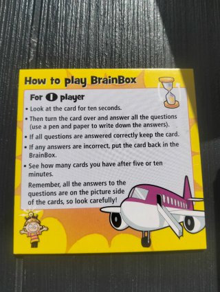 BrainBox Pictures Juego de Mesa