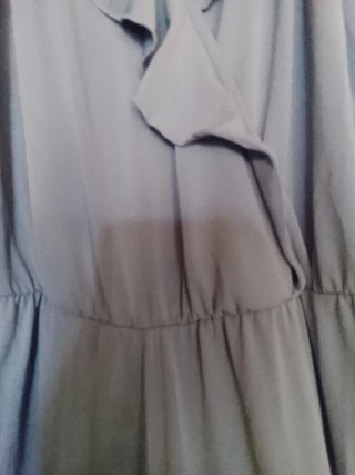 Mono azul con volantes talla M