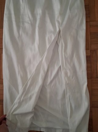 Vestido blanco elegante tirantes