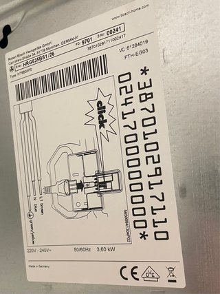 Horno Bosch Serie 8 71L con vapor añadido