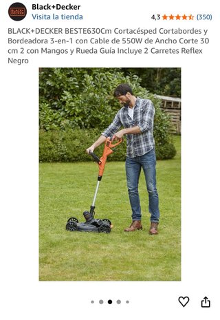 Cortacésped Black & Decker 3 en 1