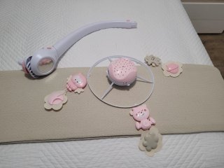 Proyector infantil Estrellitas Cuna Rosa