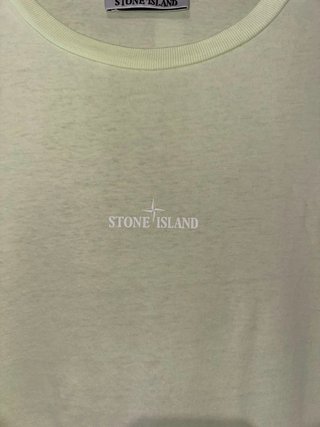 Stone Island T-Shirt Uomo Verde Menta Logo - tg.S