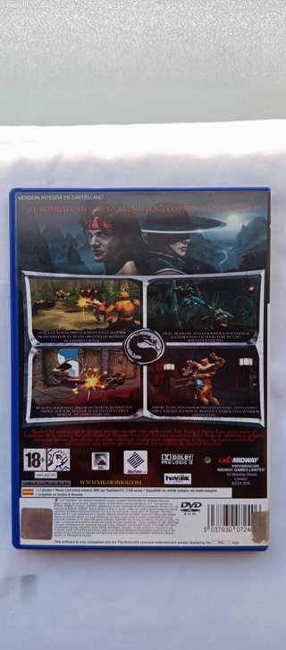 Mortal Kombat: Shaolin Monks PS2 PAL Es - PERFECTO