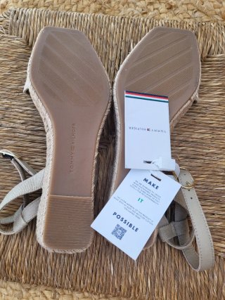 Sandalias Tommy Hilfiger Yute Beige