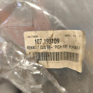 PARAGOLPES DELANTERO RENAULT CLIO NUEVO 107193109