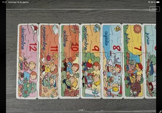 Puzzle Meses del Año Madera