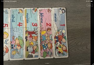 Puzzle Meses del Año Madera