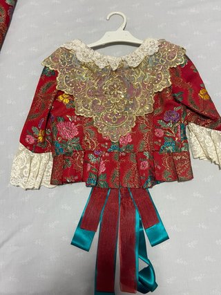 Traje Fallera Niña Rojo