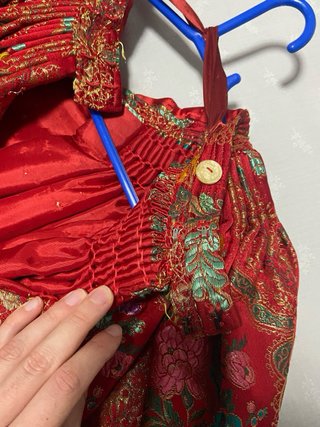 Traje Fallera Niña Rojo