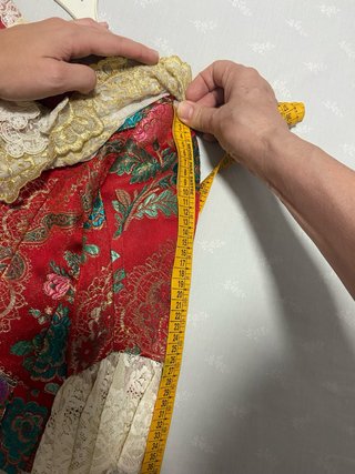 Traje Fallera Niña Rojo