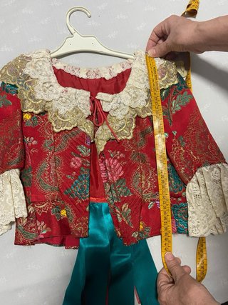 Traje Fallera Niña Rojo