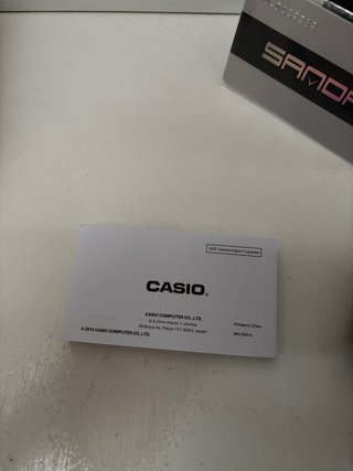 Reloj Casio G-Shock Samurai Negro