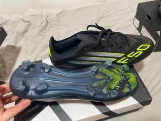 Zapatillas Adidas F50 PRO FG Negras/Verdes