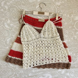Conjunto crochet falda y top hecho a mano