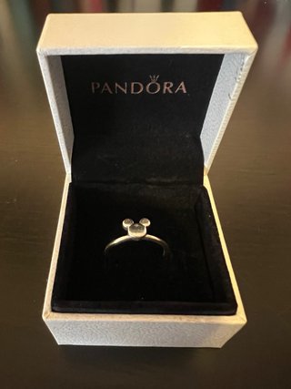 Anillo Pandora Mickey Plata