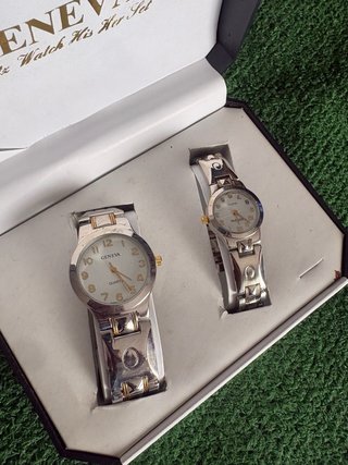 Set de Relojes Geneva Quartz His & Her