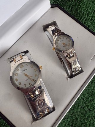 Set de Relojes Geneva Quartz His & Her
