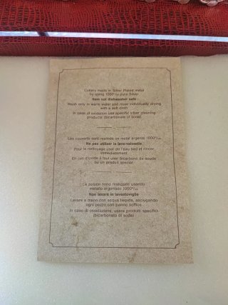 Cubertería Plata ARG800 Bañada 90 Piezas