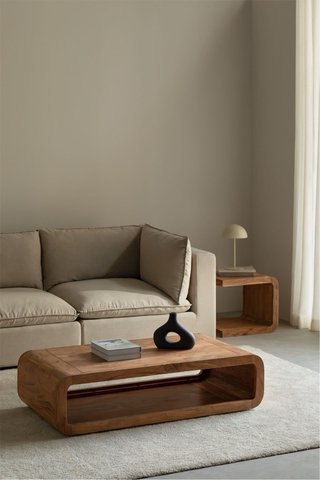 Mesa centro Vacry Sklum madera 120x60 cm