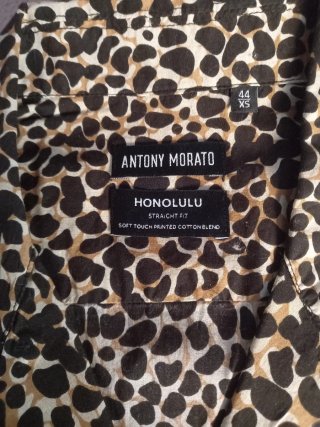 Camisa Antony Morato Talla XS Animal Print