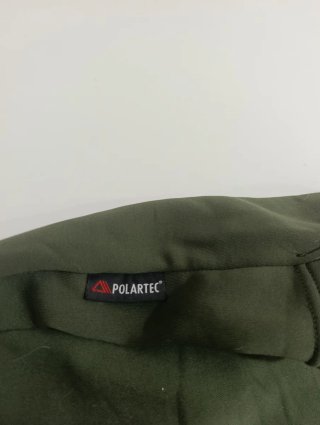 Jersey militar verde cremallera