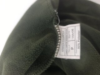 Jersey militar verde cremallera