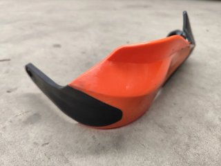Paramanos universales moto naranja/negro