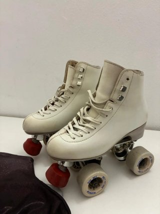 Patines Artísticos Blancos Talla 34