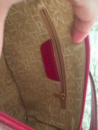 Bolso de mano rojo Lamarthe
