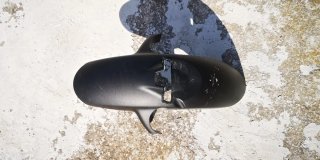 Guardabarros delantero moto negro