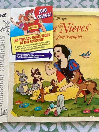 Álbum Panini Blancanieves y los 7 Enanitos