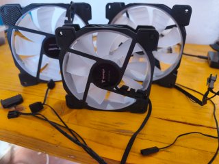 Lote 3 Ventiladores PC Tempest RGB