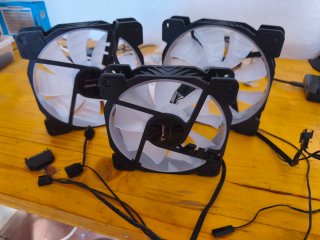 Lote 3 Ventiladores PC Tempest RGB
