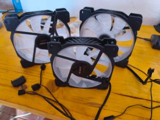 Lote 3 Ventiladores PC Tempest RGB