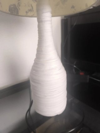 Lámpara de mesa floral