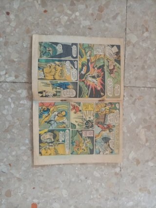 Dos tiras comics del año1959 y comic color antiguo