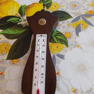 Termometro Barometro Vintage Legno