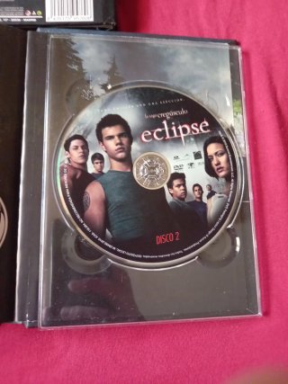 Crepúsculo: Luna Nueva y Eclipse DVD Libro