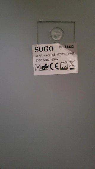 Calentador SOGO