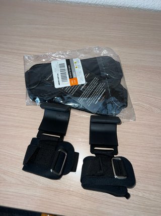 Tobilleras MERCURITAL Gimnasio Negras y straps