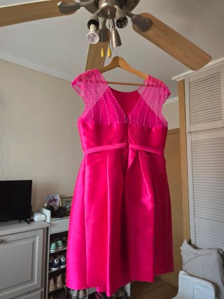 Vestido de fiesta rosa
