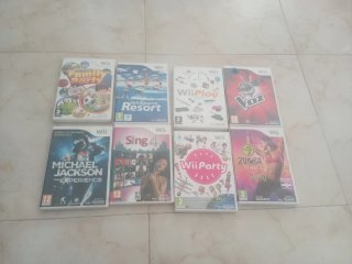 Lote 8 Juegos Wii: Family Party, Zumba, Michael Ja