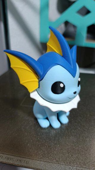 Figura Vaporeon Impresión 3D