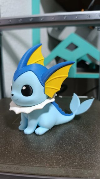 Figura Vaporeon Impresión 3D