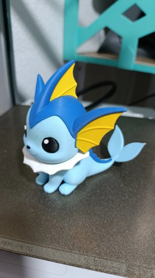Figura Vaporeon Impresión 3D
