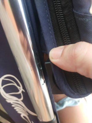 Silla de paseo ligera azul