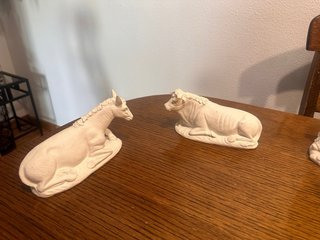 Lote Figuras Belén Resina y Escayola