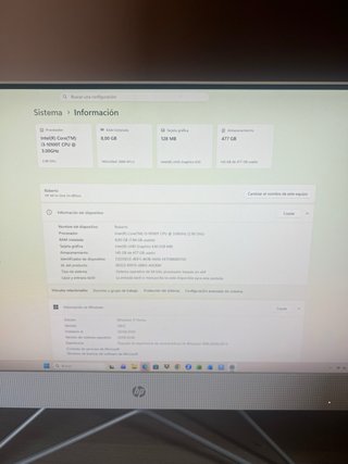 HP All-in-One 24” Blanco